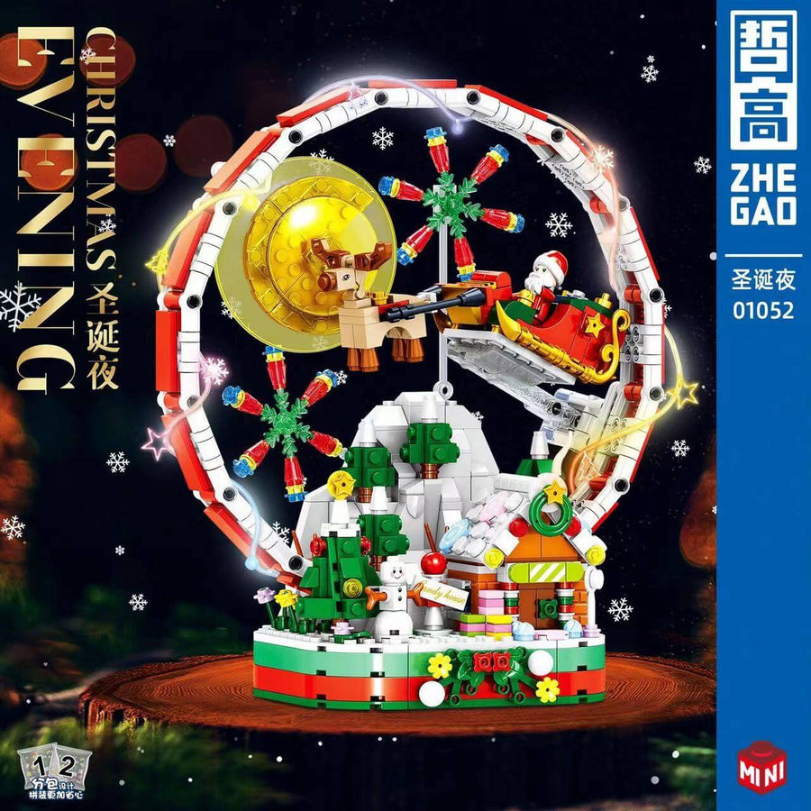 Afobrick ZHEGAO 01052 Christmas Eve Mini Brick