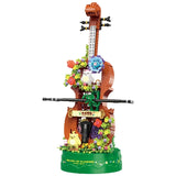 Afobrick ZHEGAO 661006 Sprout Bear Music Box Mini Brick, view 3