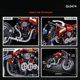 Afobrick ZHEGAO Chilong motorcycle, view 3