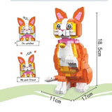 Afobrick ZHEGAO Cute Cat Mini Brick, view 4