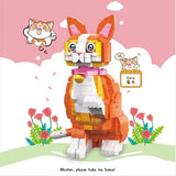 Afobrick ZHEGAO Cute Cat Mini Brick, view 5