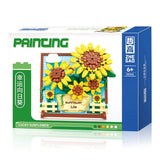 Afobrick ZHEGAO DZ1013 Painting Sunflower Life Mini Brick, view 3