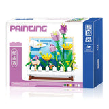 Afobrick ZHEGAO DZ1015 Painting BionicTulips, view 2