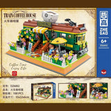 Afobrick ZHEGAO DZ6002 Train Coffee House MINI Brick, view 2