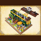 Afobrick ZHEGAO DZ6002 Train Coffee House MINI Brick, view 3
