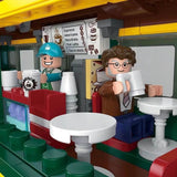 Afobrick ZHEGAO DZ6002 Train Coffee House MINI Brick, view 5
