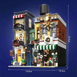 Afobrick Zhegao DZ6113 Coffee Hotel Mini Brick, view 2