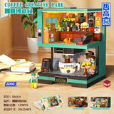 Afobrick ZHEGAO DZ6135 Coffee Creative Park, view 2