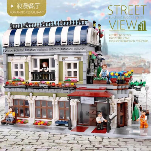 Afobrick ZHEGAO QL0920 Romantic Restaurant 3577pcs