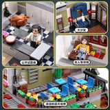 Afobrick ZHEGAO QL0920 Romantic Restaurant 3577pcs, view 3