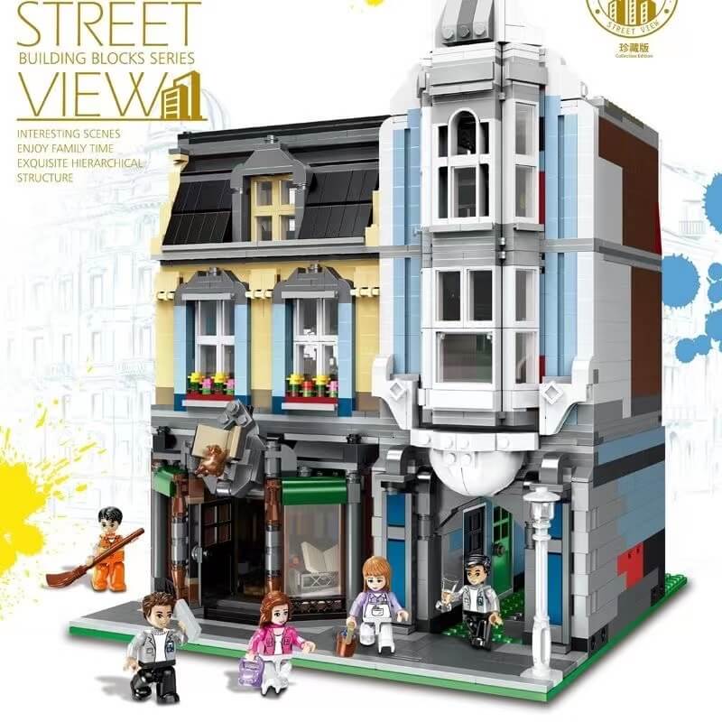 Afobrick ZHEGAO QL0925 Book Shop 2687pcs
