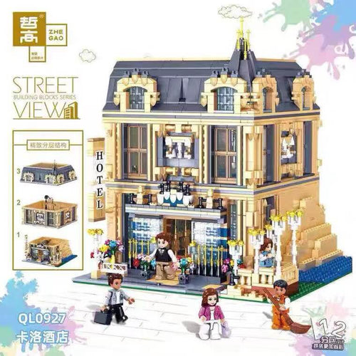 Afobrick ZHEGAO QL0927 Carlo Hotel 2099PCS
