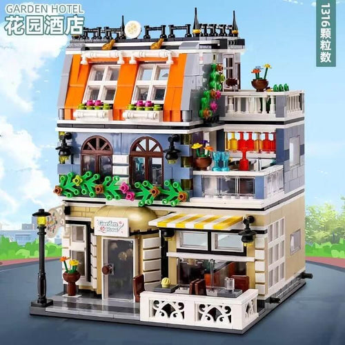 Afobrick ZHEGAO QL0940 garden Hotel 1316pcs