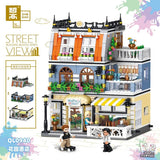 Afobrick ZHEGAO QL0940 garden Hotel 1316pcs, view 5