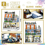 Afobrick ZHEGAO QL0940 garden Hotel 1316pcs, view 6