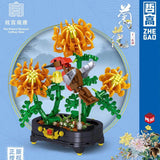 Afobrick ZHEGAO The Palace Museum Flowers Series MINI BRICK, view 2