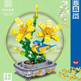 Afobrick ZHEGAO The Palace Museum Flowers Series MINI BRICK, view 3