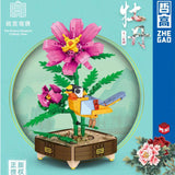 Afobrick ZHEGAO The Palace Museum Flowers Series MINI BRICK, view 5