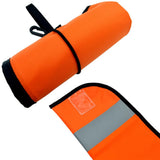AKUANA Gear Hi-Viz 6.5'' Wide Scuba Diving Surface Marker Buoy (SMB) Safety Sausage + Finger Spool Reel with Marine Grade Stainless Steel Double Ended Snap, view 6