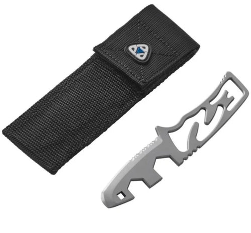 AKUANA Gear Corrosion Resistant Hardened TB6 Titanium Dive Knife with Wrench for Hose and Flatscrew 6.3 Inch