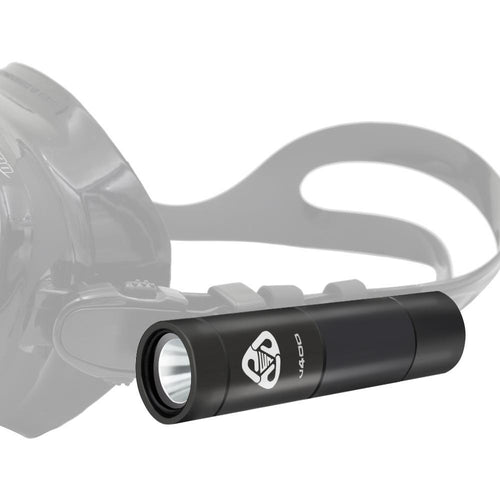 AKUANA Gear LED Diving Flashlight Attach on Mask 400 Lumens CREE LED, Diving Torch Waterproof 500ft/150m