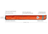 AKUANA Gear Hi-Viz 6.5'' Wide Scuba Diving Surface Marker Buoy (SMB) Safety Sausage, view 3