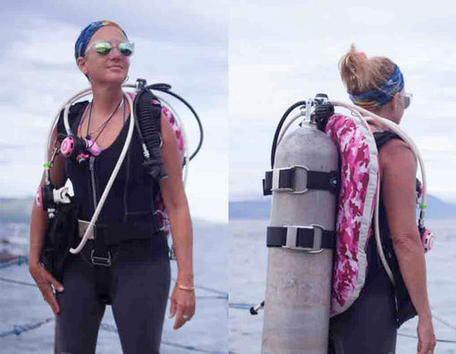 AKUANA Gear Scuba Diving BCD, 25lb/30lb/50lb 1000D Cordura with Carbon Fiber Backplate (S/S and Alu Optional) and Harness, AKUANA Seal