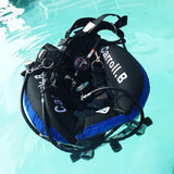 AKUANA Gear Tech Diving Twin Tank BCD, 50Lb Lift Double Bladder With 316 S/S Backplate, Seal 50 AKUANA, view 5