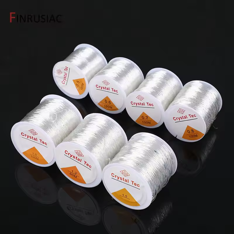 AliExpress Clear Elastic Beading Cord (0.5-1.5mm), view 6