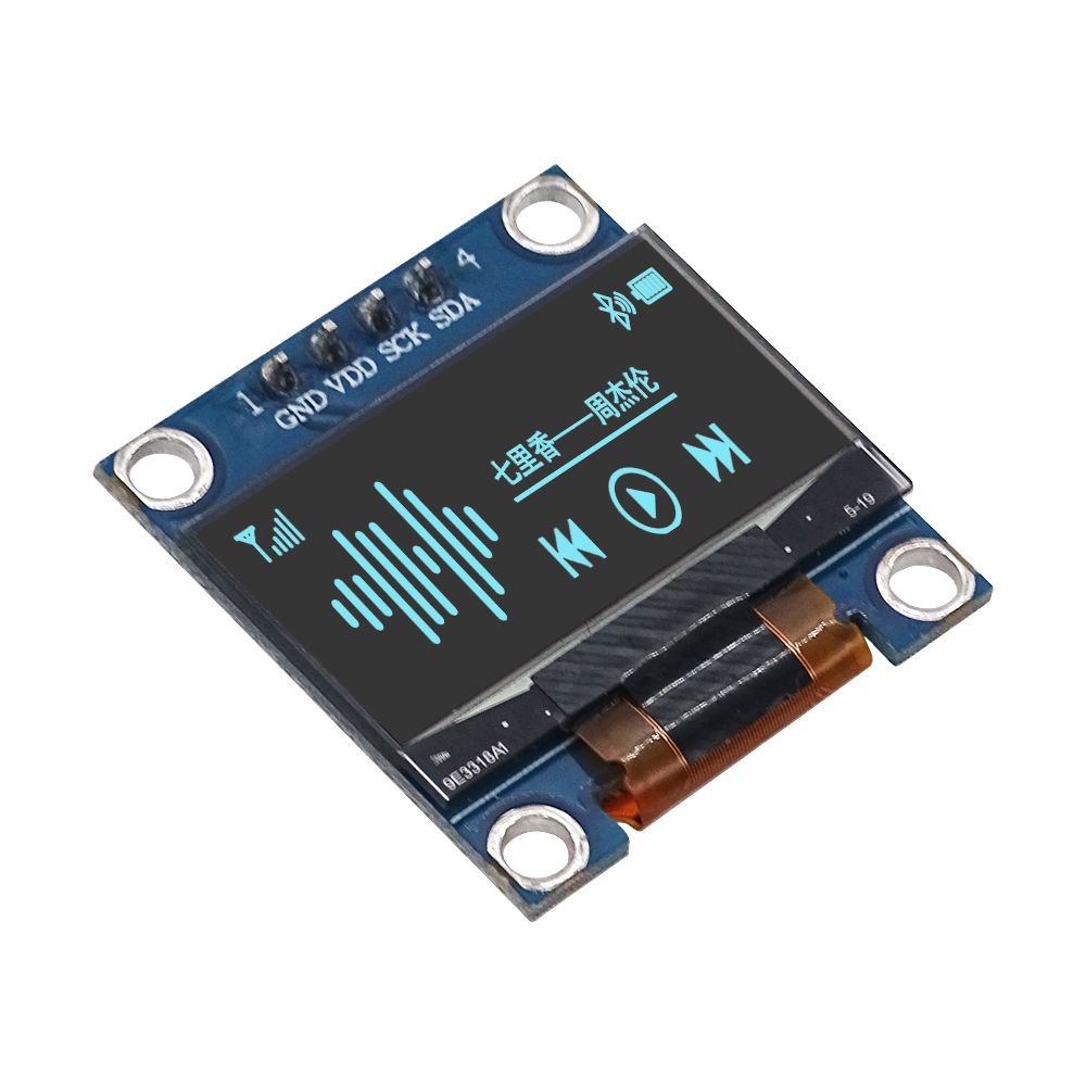 AliExpress 0.96 Inch OLED Display Module SSD1306 I2C IIC SPI Serial 128X64 LCD 4 Pin YellowBlue WhiteBlue for Arduino(Pin Headers Soldered), view 3