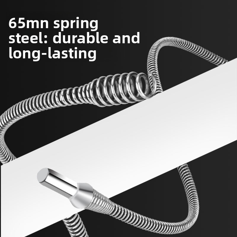 AliExpress 10mm Spring Drain Cleaner for Clogged Pipes, view 2