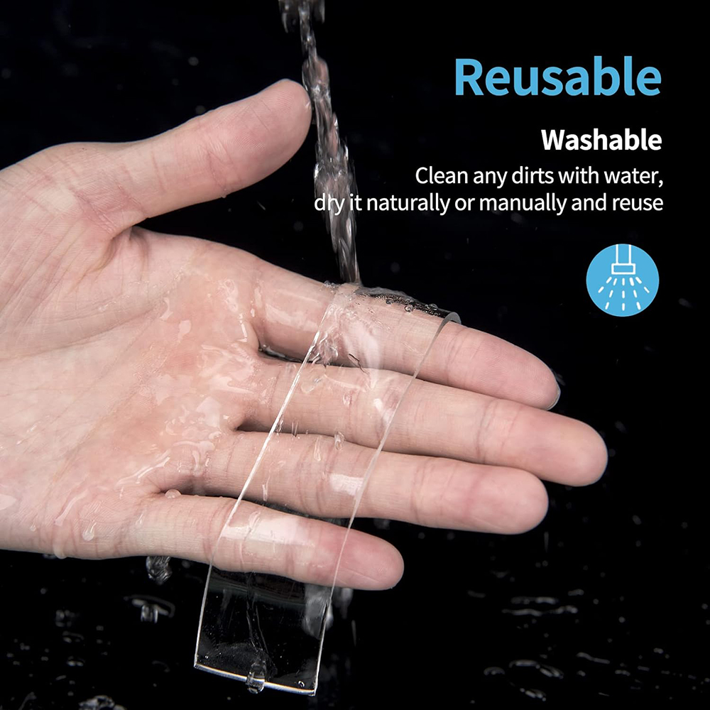 AliExpress Transparent Reusable Nano Mounting Tape, view 2
