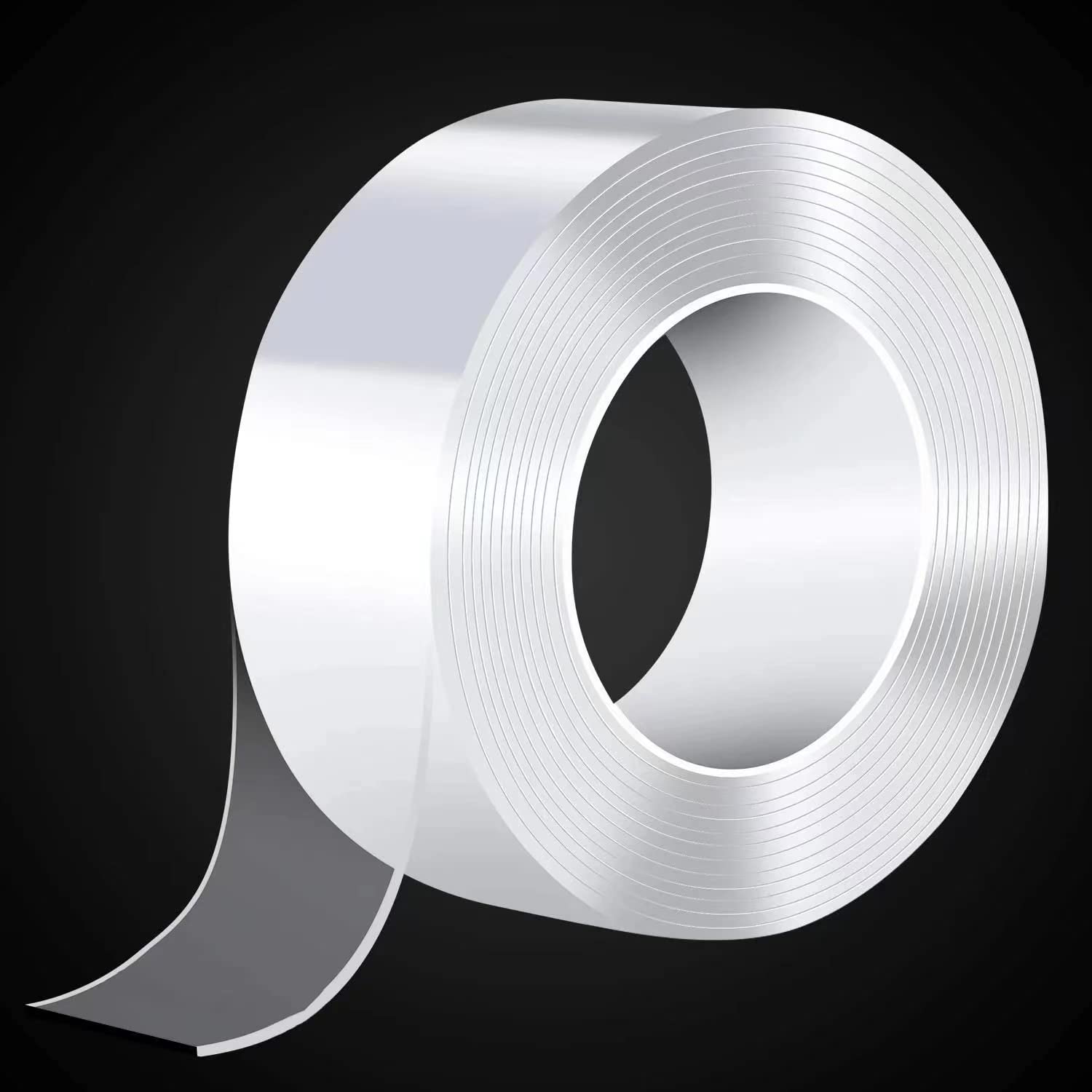 AliExpress Transparent Reusable Nano Mounting Tape, view 4