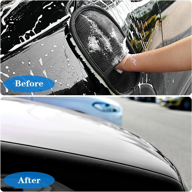 AliExpress Wool Microfiber Car Wash Mitt Gloves, view 3