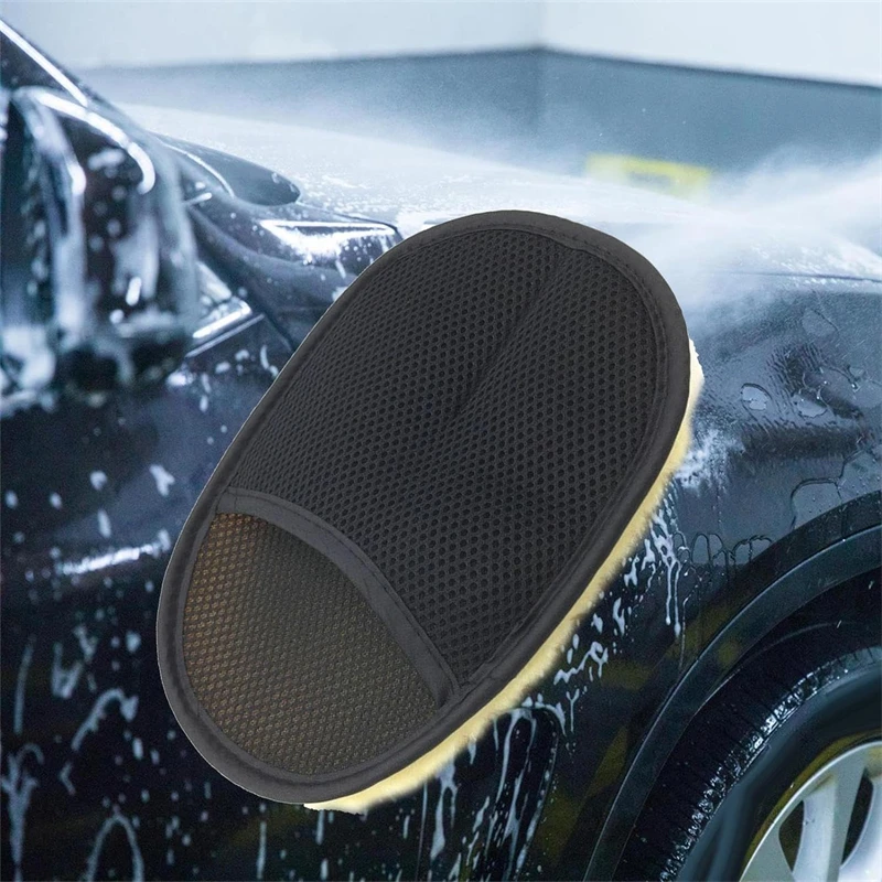 AliExpress Wool Microfiber Car Wash Mitt, view 2