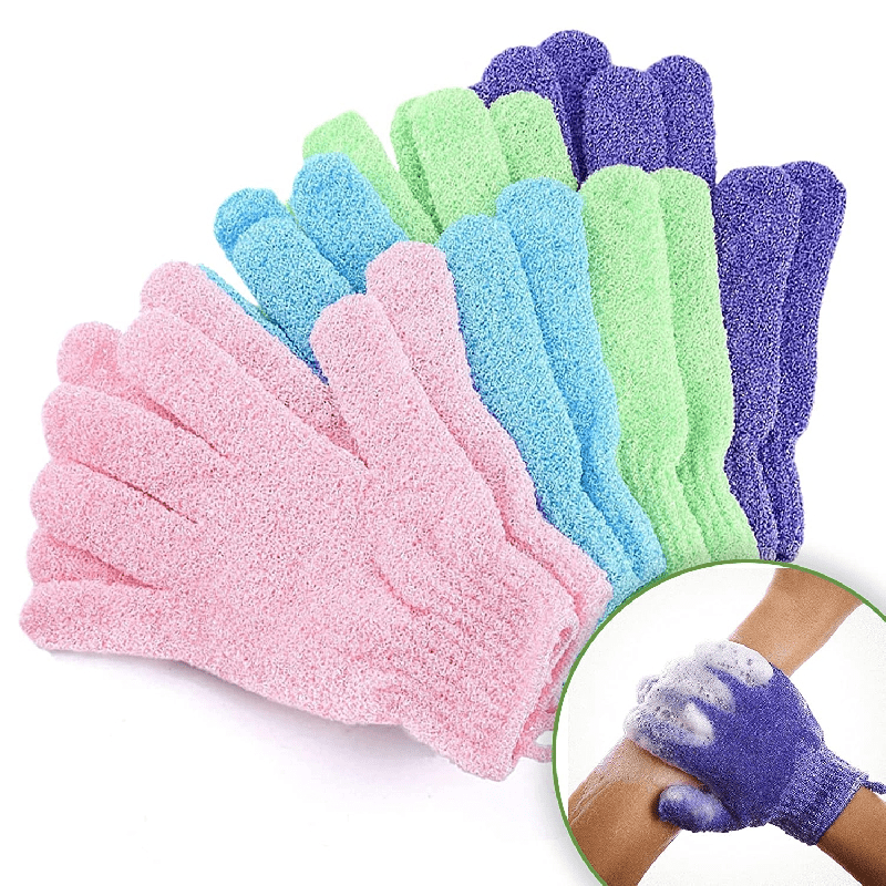 AliExpress Double-Sided Exfoliating Bath Gloves