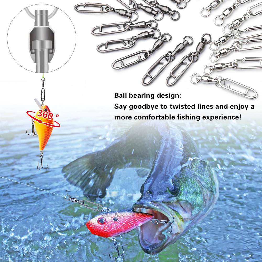 AliExpress Fishing Bearing Swivel Rotary Connectors (10-Pack), view 4