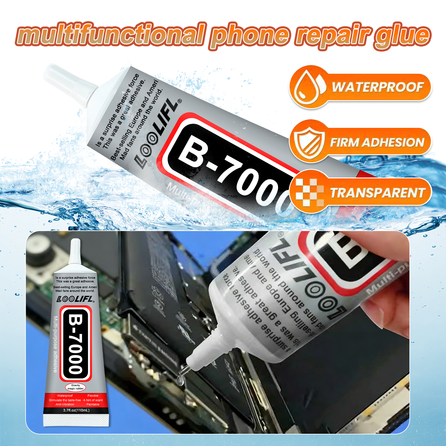 AliExpress Loolifl B-7000 Clear Adhesive (15ml), view 3
