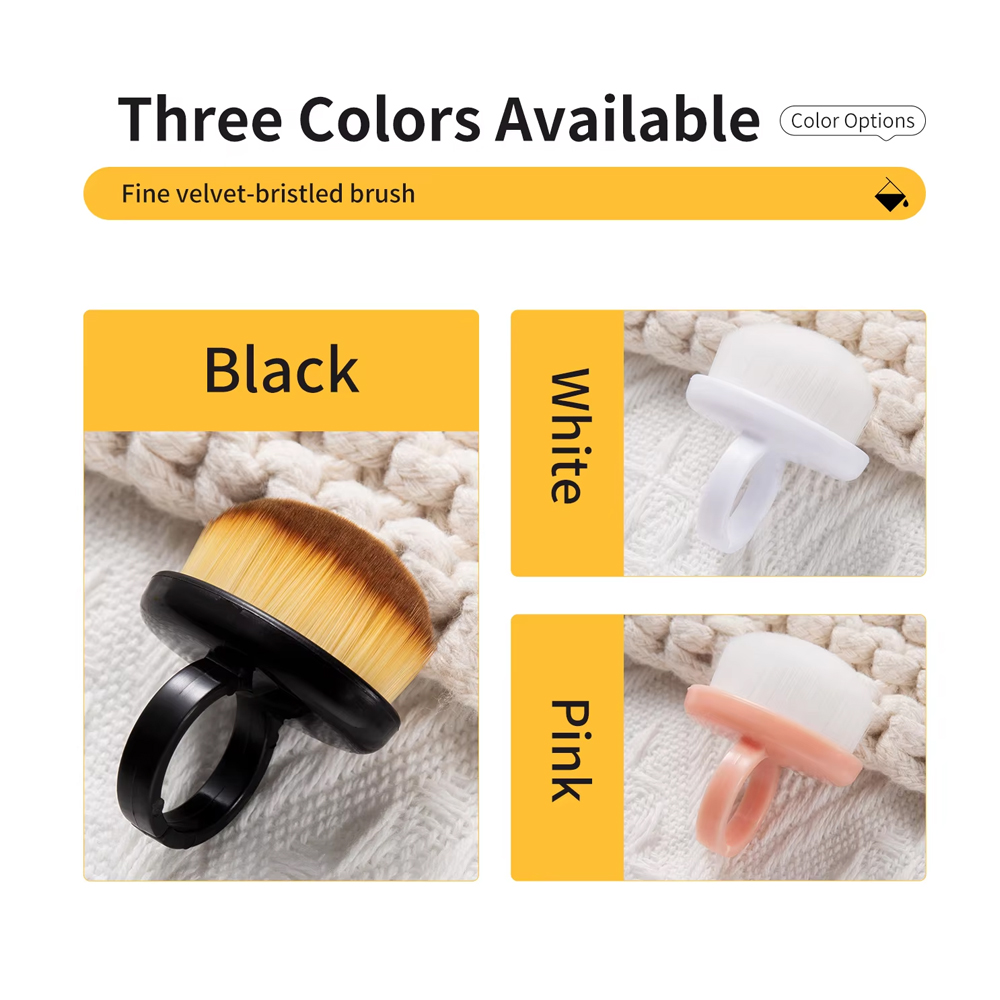 AliExpress Manicure Dust Brush with Finger Ring Handle, view 5