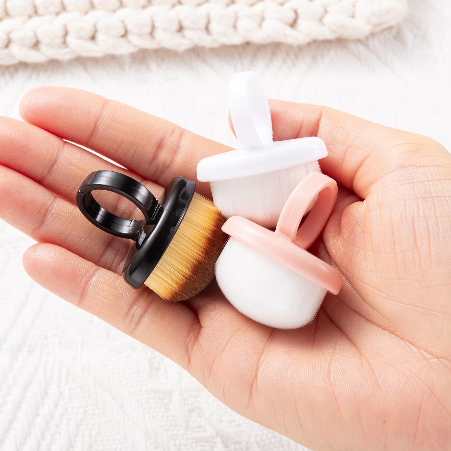 AliExpress Manicure Dust Brush with Finger Ring Handle, view 6