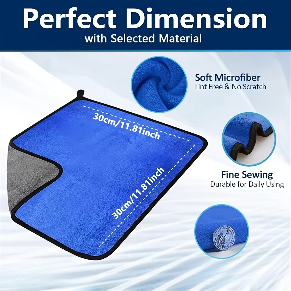 AliExpress Ultra-Absorbent Microfiber Car Towels (1 to 10-Pack), view 3