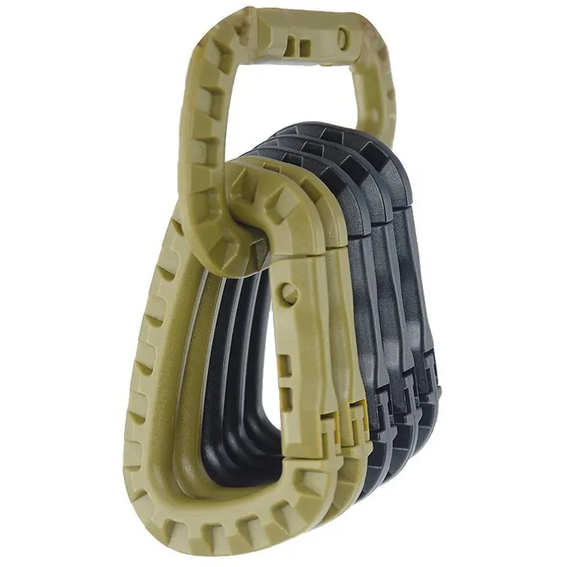 AliExpress Tactical D-Ring Carabiner Clips (Multi-Pack), view 4