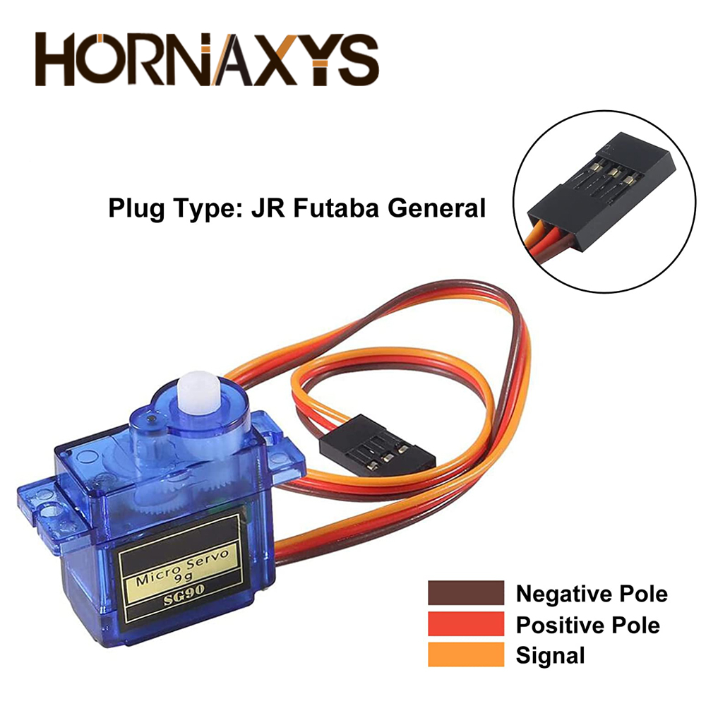 AliExpress 1-10PCS SG90 9G Micro Digital Servo Motor 180/360Degree Fixed-Wing Gear Servo Motor for Rc Helicopter Toy Airplane Aircraft, view 4