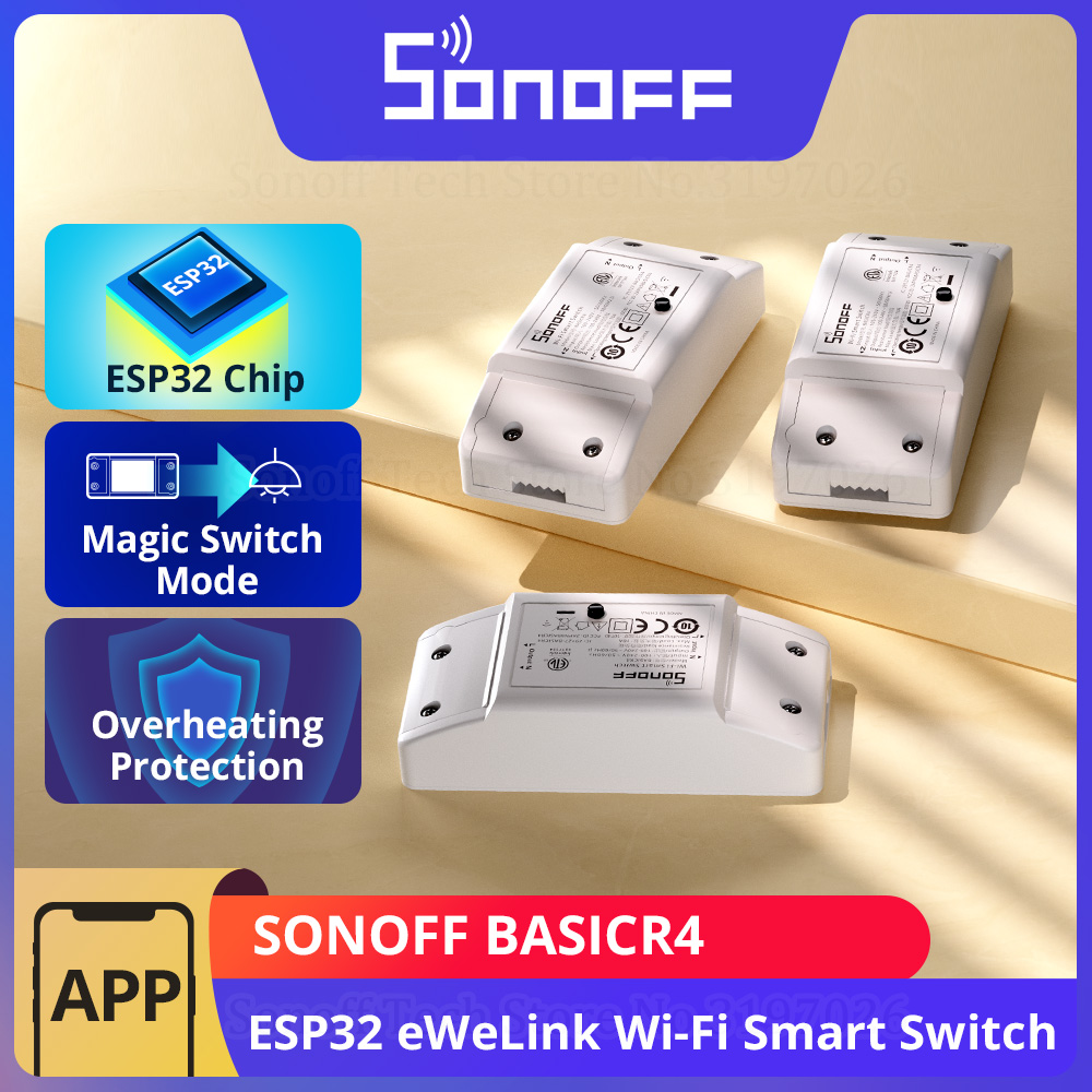 AliExpress Sonoff BASICR4 WiFi Smart Switch