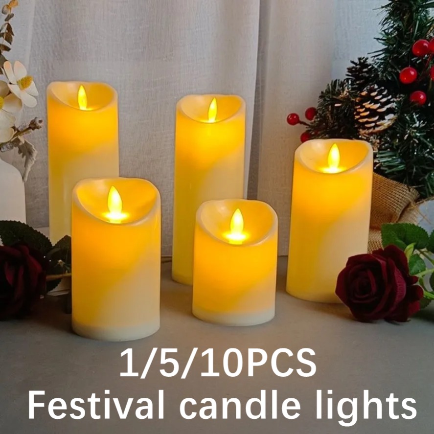 AliExpress Flameless Flickering LED Swing Candles