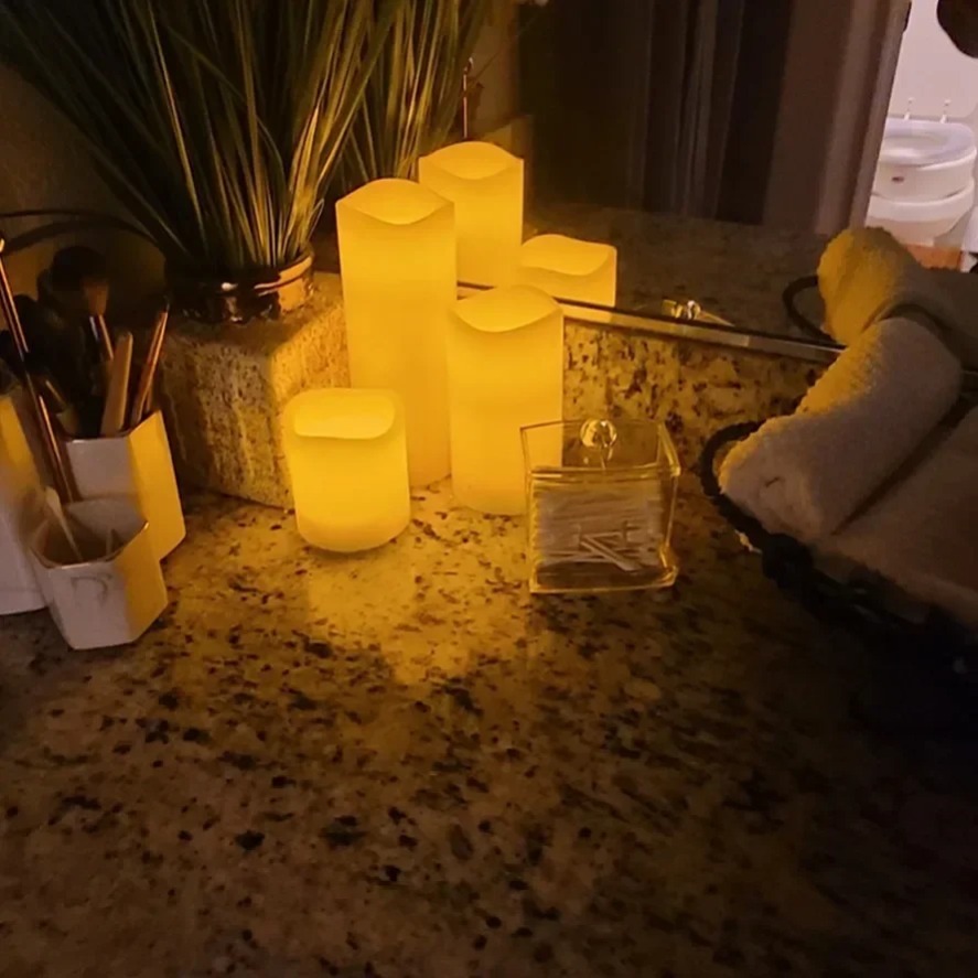 AliExpress Flameless Flickering LED Swing Candles, view 5