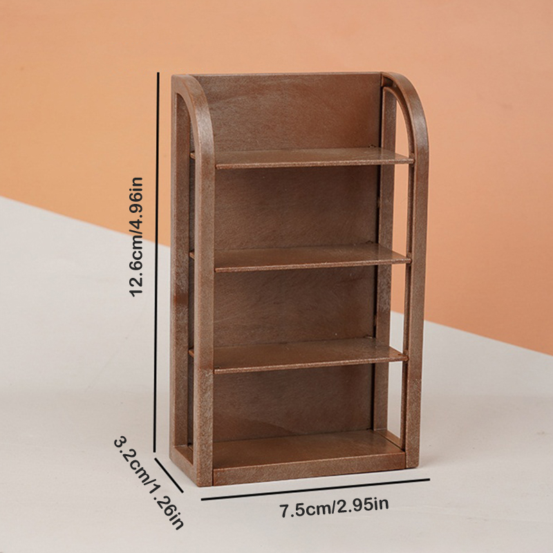 AliExpress 1:12 Dollhouse Miniature Supermarket Shelf Display Stand Storage Rack Scene Decor Toy Doll House Accessories, view 6
