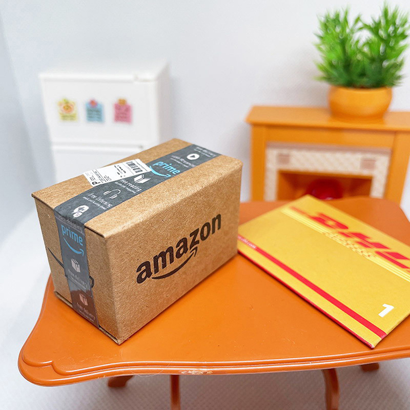 AliExpress 1:12 Dollhouse Miniture Express Box Gift Box Furniture Toys Accessories, view 3