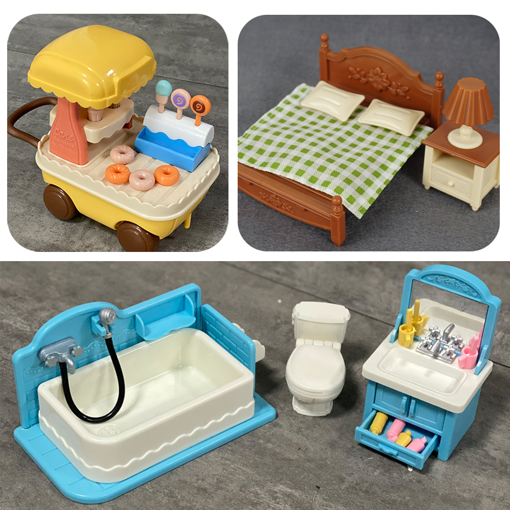 AliExpress 1:12 Miniature Dollhouse Kitchen and Dining Set, view 4