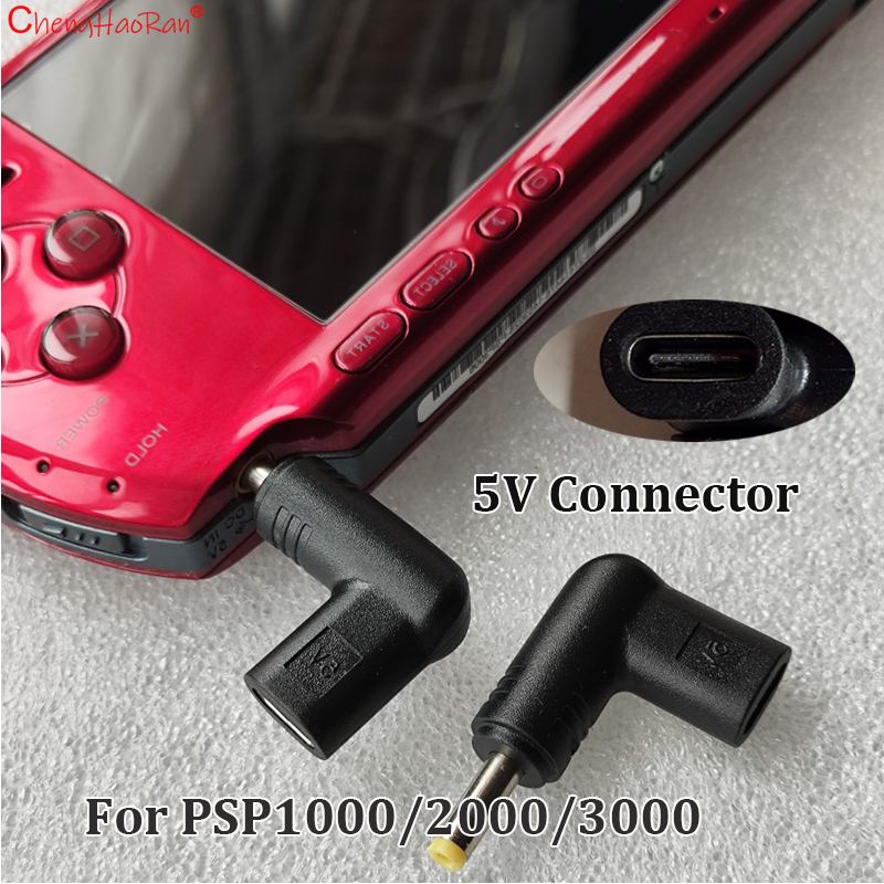 AliExpress 1/2/10PCS 5V Type-C to DC Power Charge Convert For PSP 1000 2000 3000 Mini USB Charging Convert Adapter DC 4.0x1.7mm